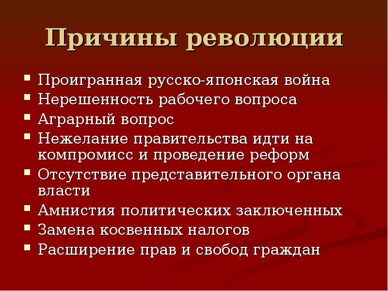 Повод революции