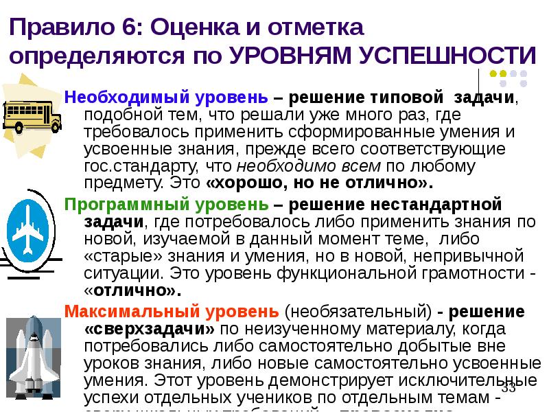 Необходимом уровне. Доклад зачем нужна технология. Применение нового знания в типовых заданиях.