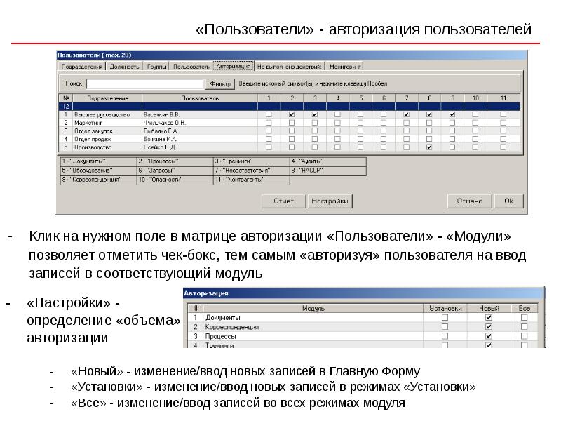 Мониторинг фильтров.