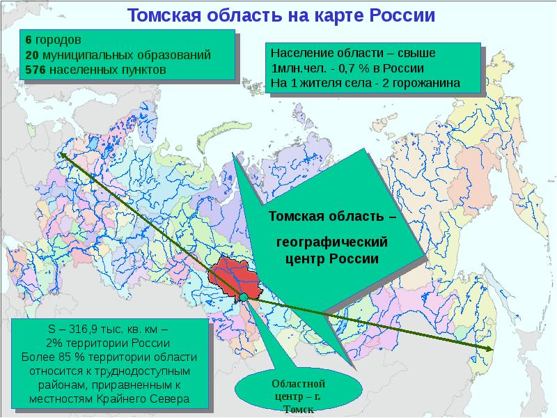 Томская область население. Географическое положение Томска. Томская область презентация.