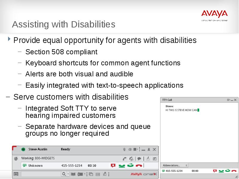 Assisting with Disabilities Assisting with Disabilities