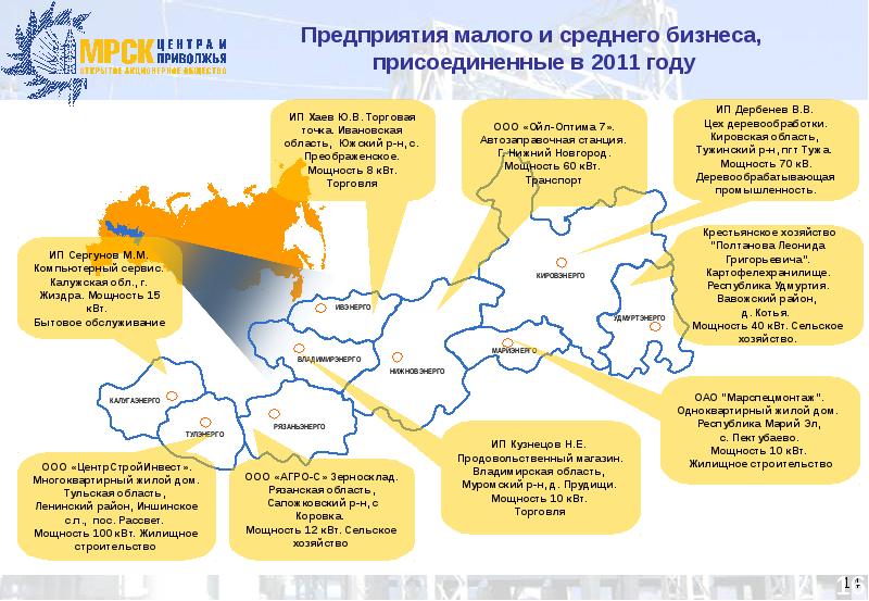 Интерактивная карта нижновэнерго