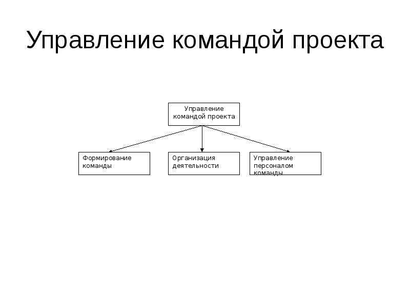 Сравните понятия команда проекта и команда управления проектом