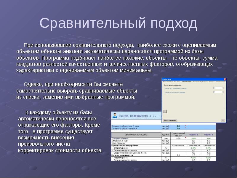 Возможность внести. Объекты аналоги. Объекты аналоги сравнительный подход. Аналогичные объекты. Оценка объектов недвижимости программа.