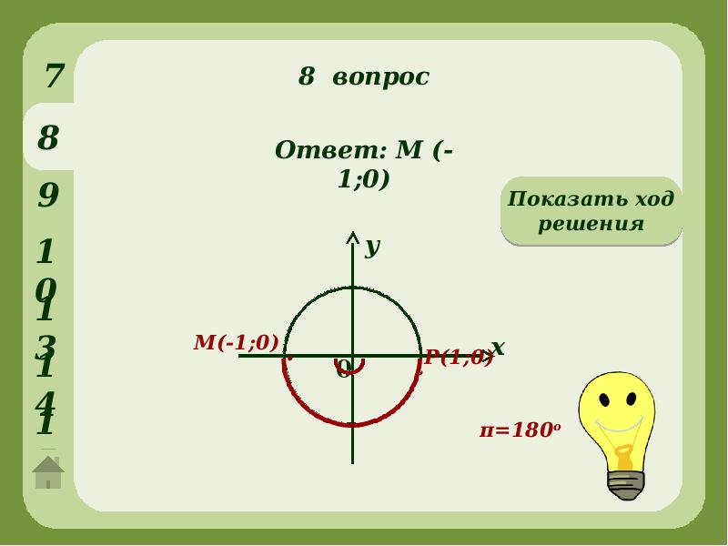 Поворот точки вокруг начала координат 10 класс презентация алимов