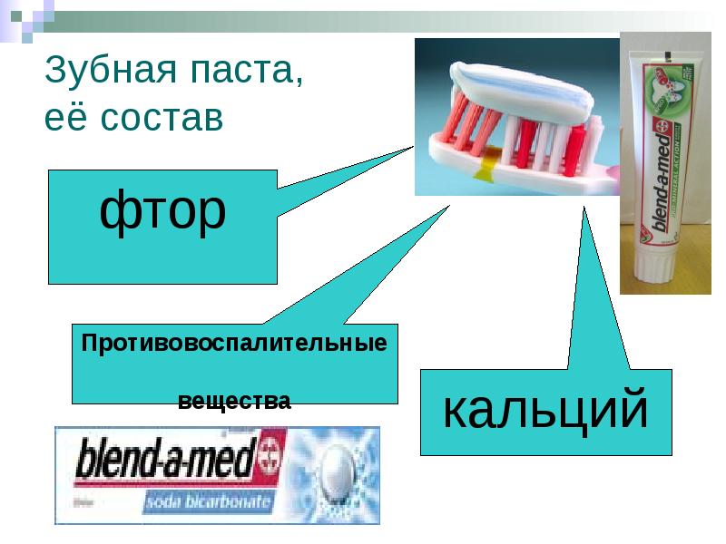 Зубная паста химия презентация