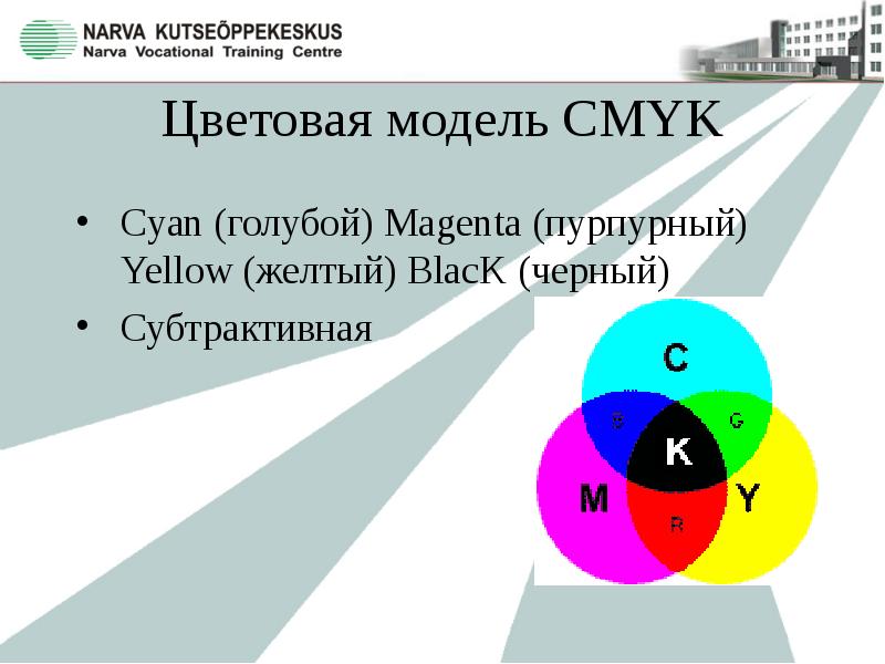 Субтрактивная цветовая модель. Установление контакта желтый и черный цвет.