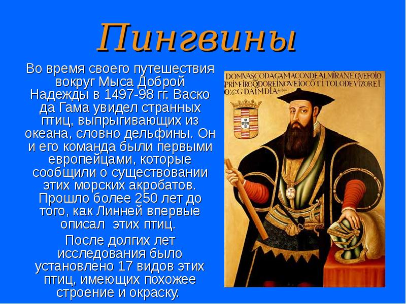 Пингвины
Во время своего путешествия вокруг Мыса Доброй Надежды в Пингвины
Во время своего путешествия вокруг Мыса Доброй Надежды в
