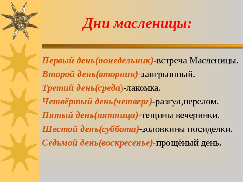 Актуальность проекта масленица