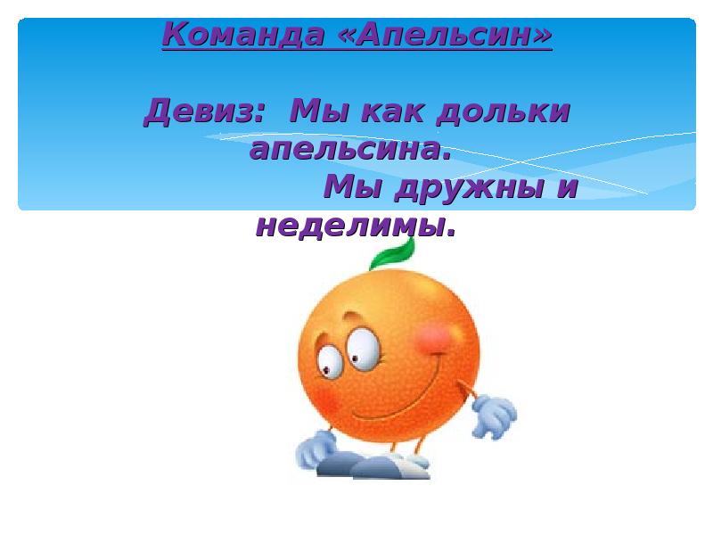 Название отряда апельсин картинка