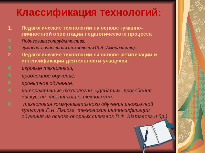 Педагогические технологии на основе активизации и интенсификации деятельности учащихся презентация