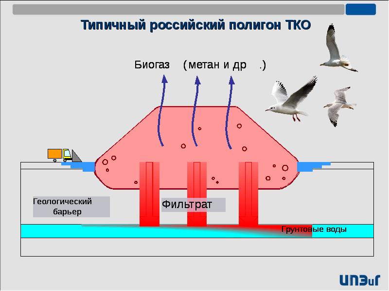 Схема полигона тко