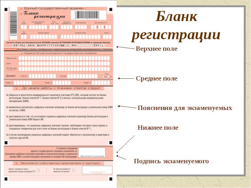 Бланк регистрации проекта