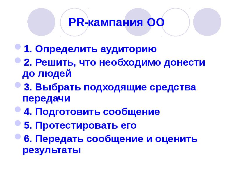 Цель презентации донести до аудитории