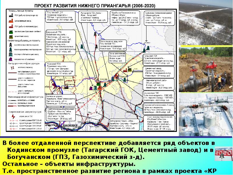 Карта нижнего приангарья