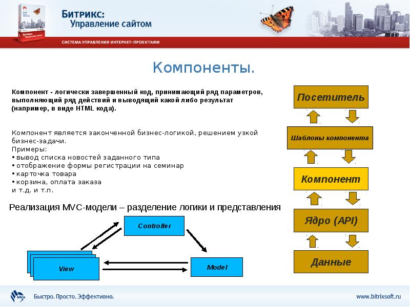 Bitrix framework обладает следующими возможностями ограничениями в плане внешнего оформления сайта