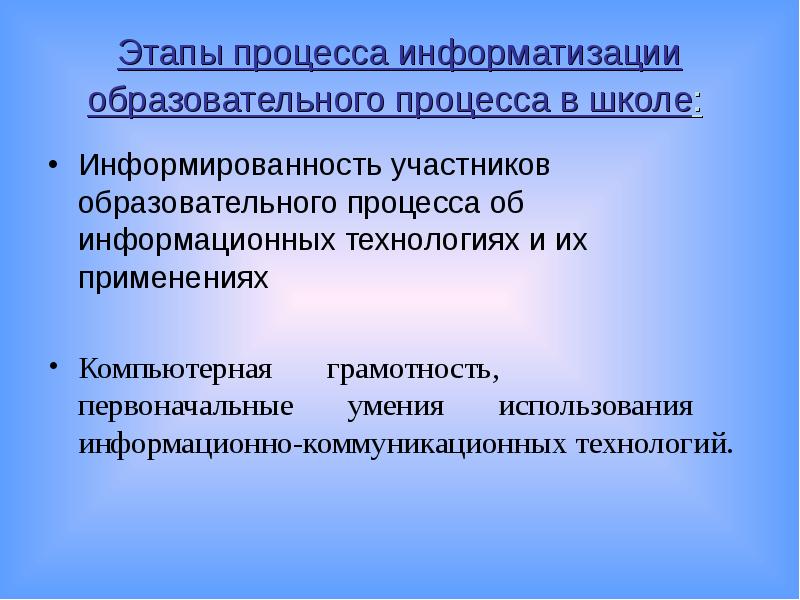 Навык использования компьютера