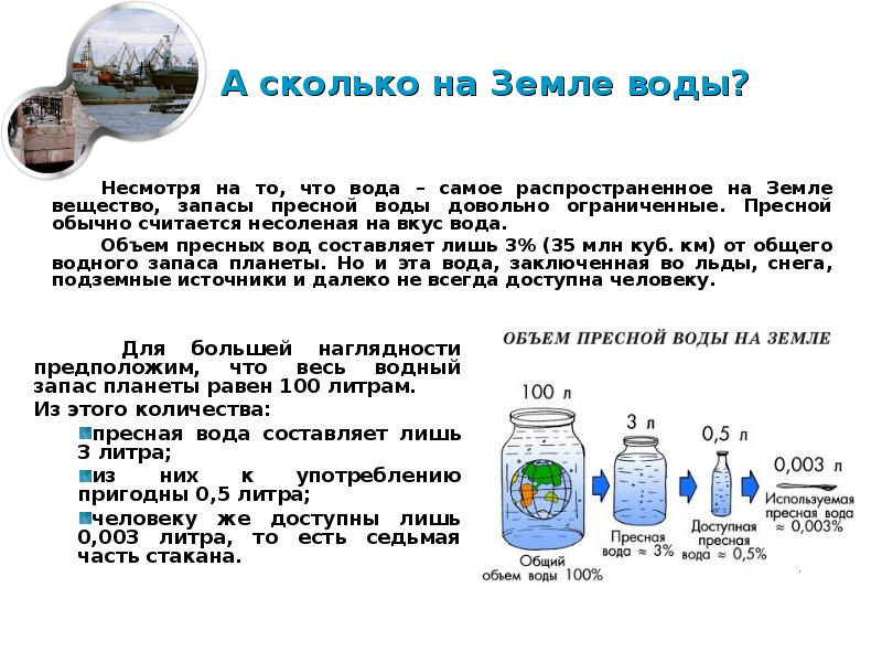 Запас веществ. Сколько воды на земле. Сколько литров воды на земле. Сколько пресной воды на земле. Запасы питьевой воды на земле.