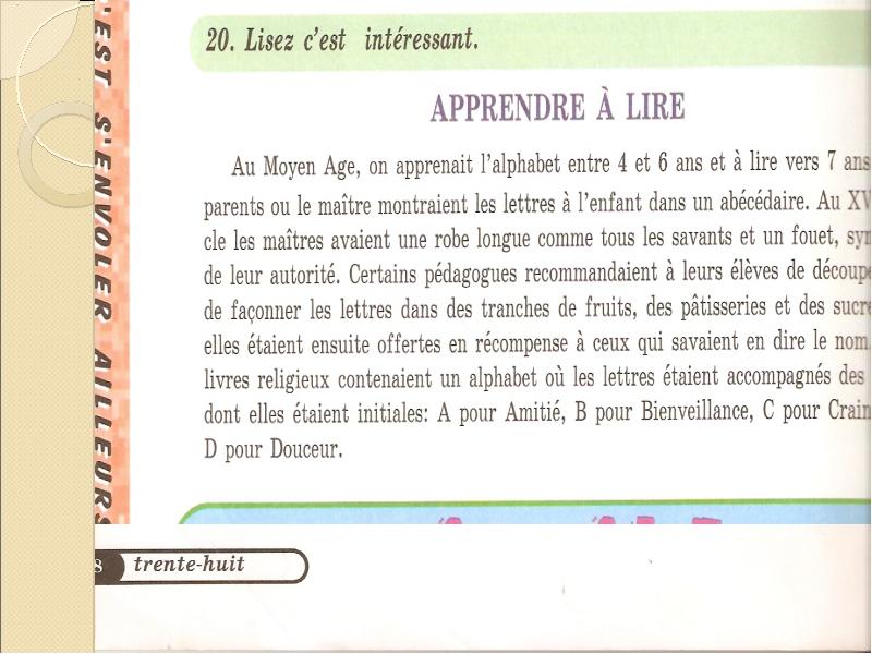 Le francais en perspective