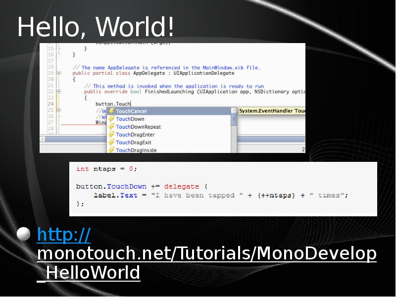 MONOTOUCH. MONODEVELOP. Htmlagilitypack