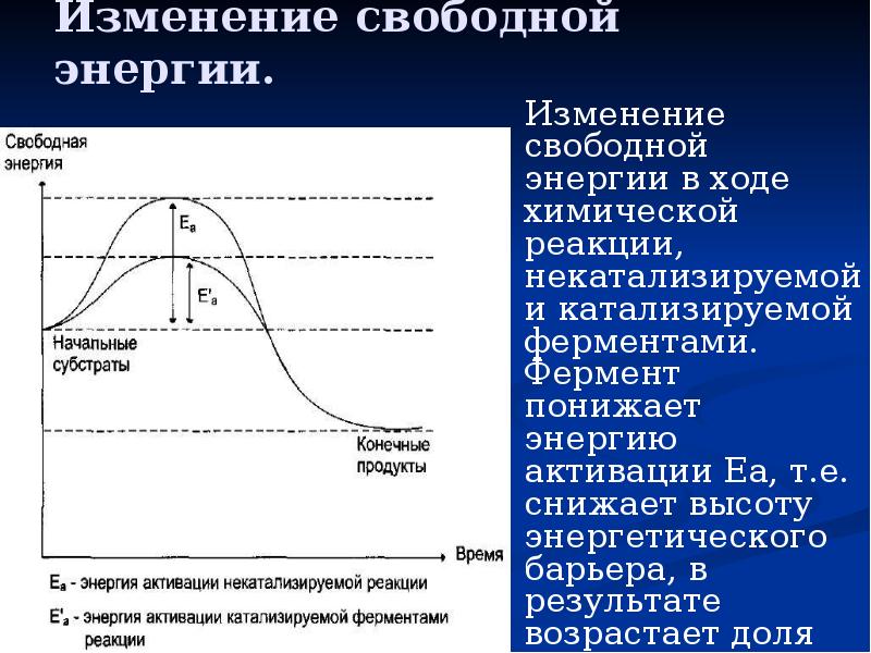 Ходе химической. Диаграмма изменения свободной энергии в ходе химической реакции. Энергия активации катализируемой реакции. Энергетический барьер химической реакции. Изменение свободной энергии.