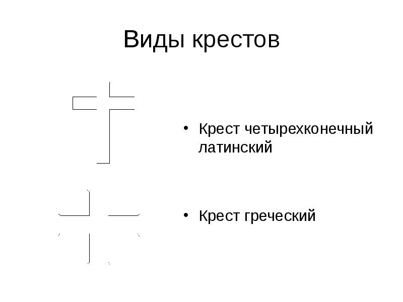 Греческий крест в плане