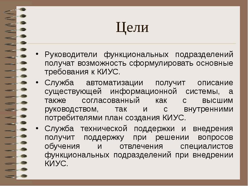 Какие цели руководителя