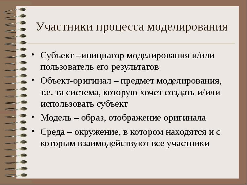 Участник предмет. Перечислите субъекты моделирования?. Модель и субъект моделирования процесс. Кто является субъектом моделирования. Участники процесса.