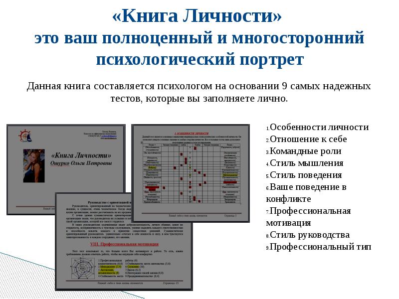 Реферат портрет личности