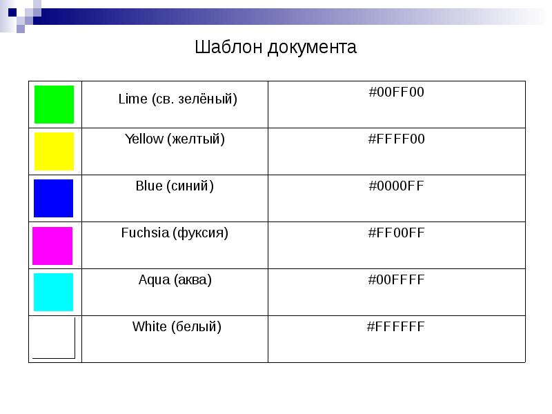 Определите окраску