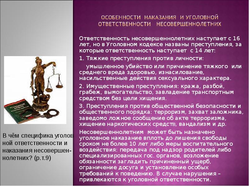 Уголовно правовые отношения презентация 9 класс обществознание боголюбов