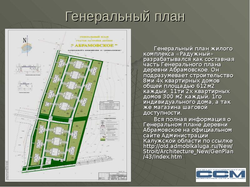 Презентация генеральный план