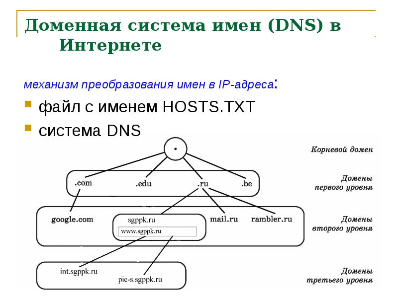 Система доменных имен DNS структура. Доменная система адресации. Варианты доменов