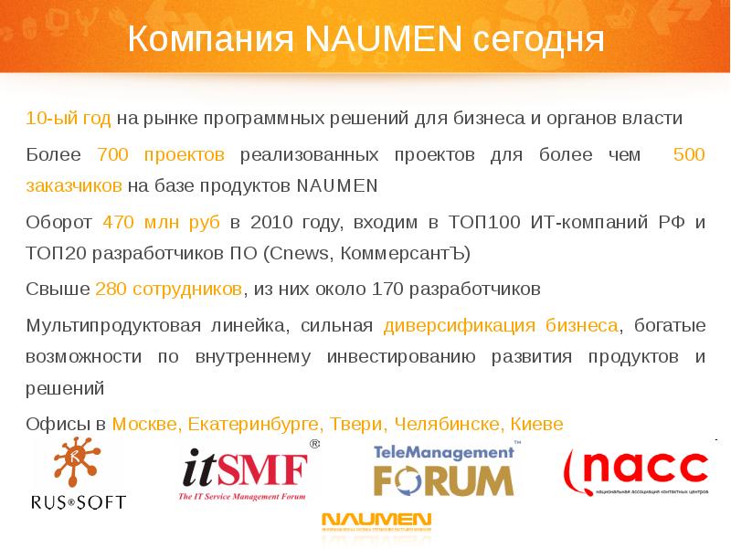 Naumen управление проектами