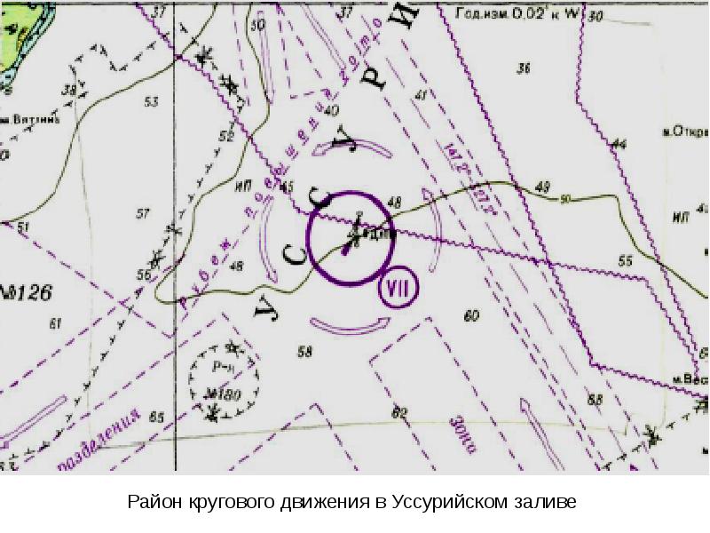 Схема разделения движения судов