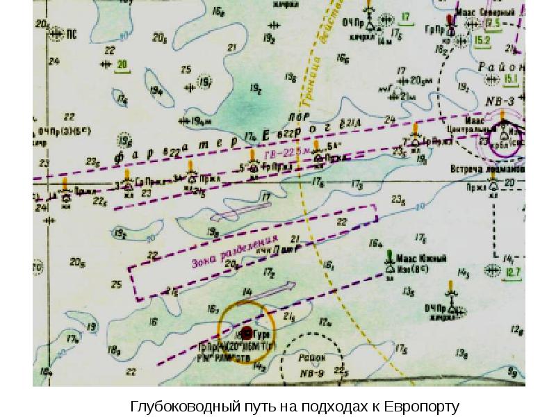 Схема разделения движения судов