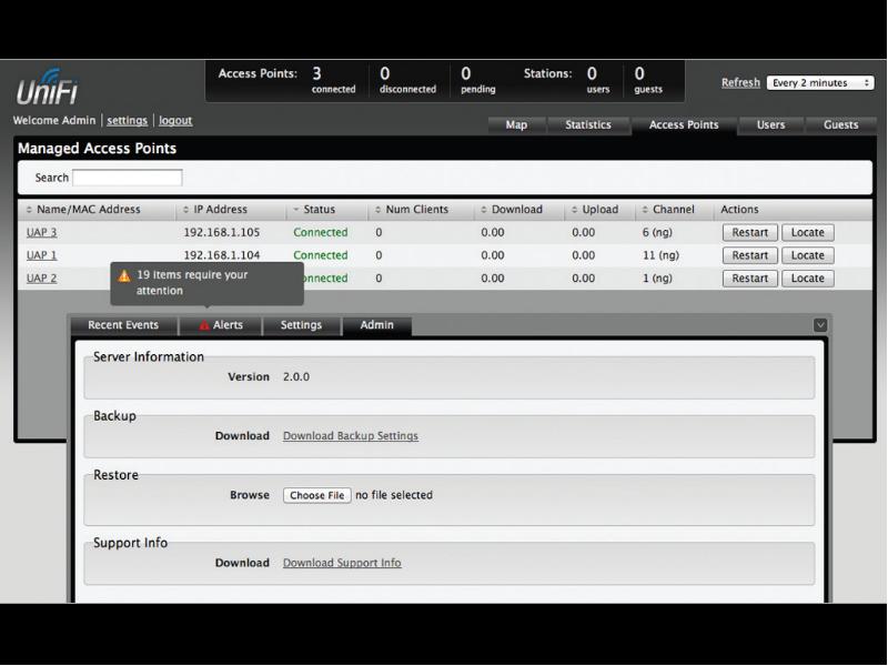 Unifi download. UNIFI Controller фото.