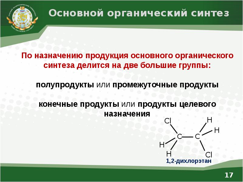 Химическая технология органических веществ