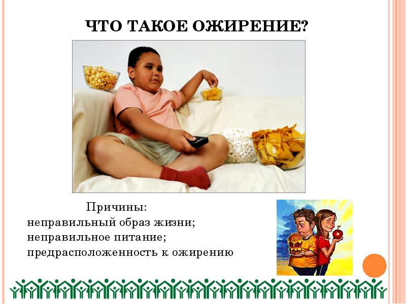 Ожирение у детей презентация