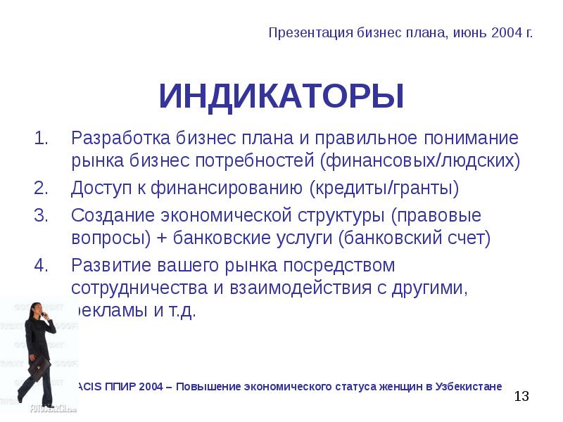 Разработка бизнес плана презентация