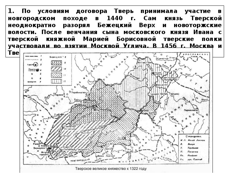 Тверское княжество в 14 веке