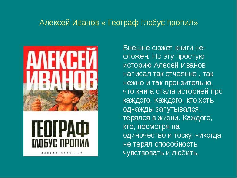 Географ глобус пропил презентация