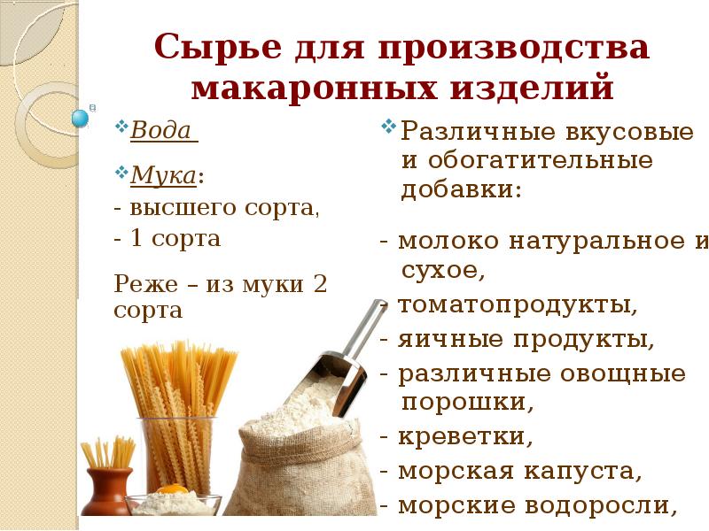 Бизнес план макаронные изделия