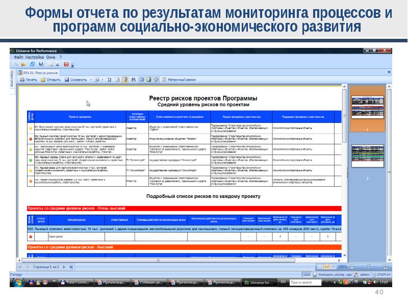 Образец мониторинга