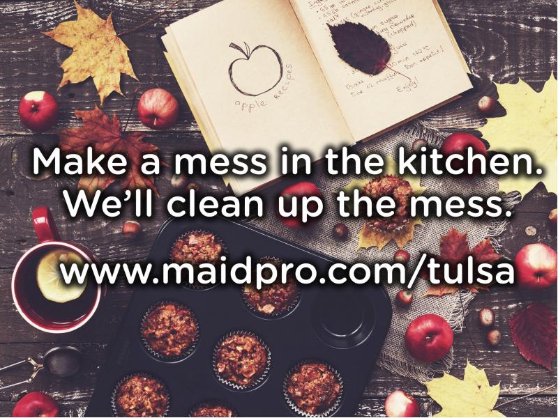 Clean up the mess. Make a mess.
