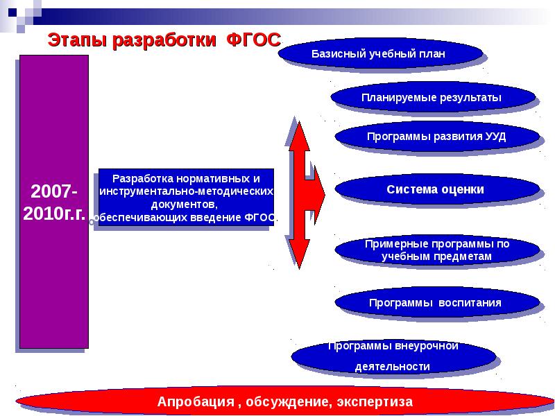 Проект стандарты общего образования