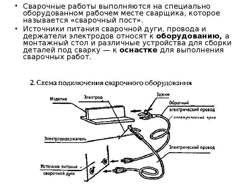 Сварочный аппарат схема подключения проводов