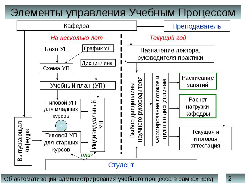 Виды учебного процесса