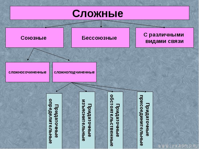 Различные их виды из. Типы сложных предложений. Сложные предложения разных типов. Различные типы сложных предложений. Виды связи в сложном предложении таблица.