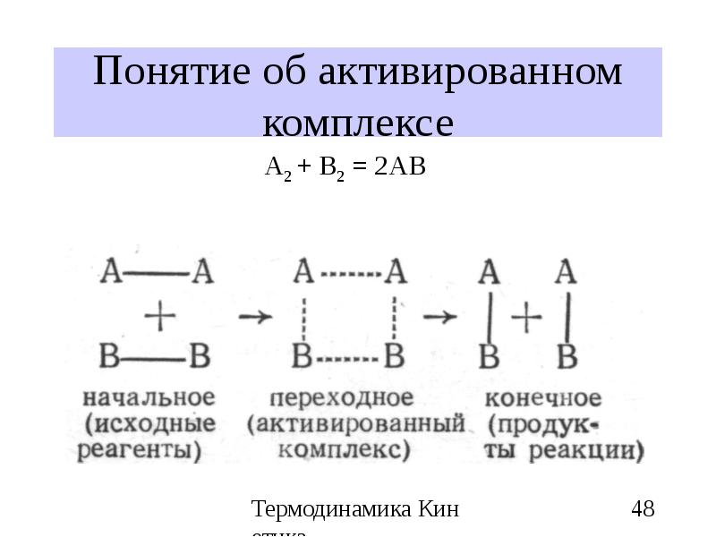 Активный комплекс. Понятие активированный комплекс. Понятие промежуточный «активированный» комплекс.. Понятие об активированном комплексе. Понятие о теории активированного комплекса.